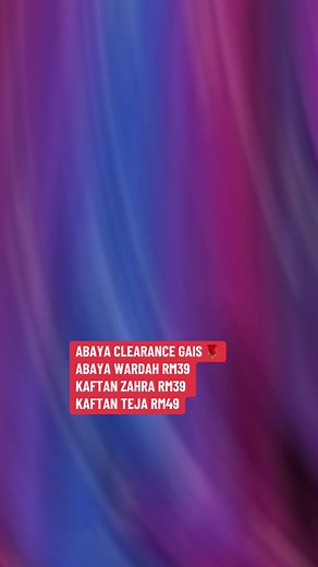 1.5K views | ABAYA CLEARNCE‼️‼️‼️ ABAYA CLEARNCE‼️‼️‼️ ABAYA CLEARNCE‼️‼️‼️. untuk sebarang pertanyaan boleh tekan link www.wasap.my/60125151874 | De Impiana Ladies Fashion | Facebook