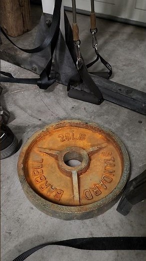 Evapo-Rust for rusty gym weights. A quick and simple solution to remove rust! #diy #rust #weights