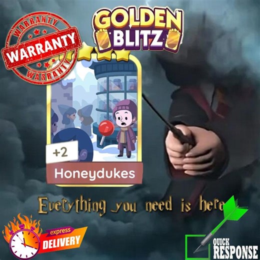 Golden Blitz Honeydukes Monopoly Go Stickers: Rare Album Collection Trusted Seller - Etsy Canada