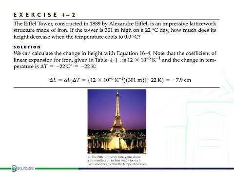 Physics 101: Chapter 4-Part I-Thermal Physics, Temperature Scales & Thermal Expansion