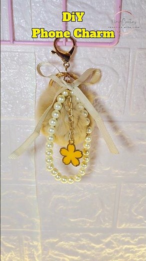 Trendy Phone Charm DiY💖 | Aesthetic & Cute ✨✨ #diy #phonecharm #shorts