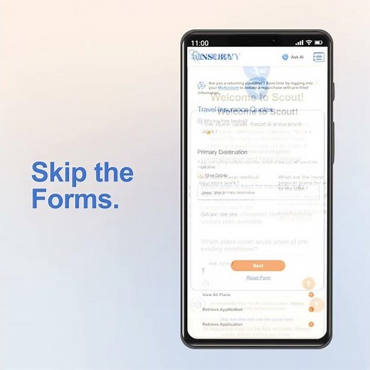 Find Travel Insurance Fast with Scout AI