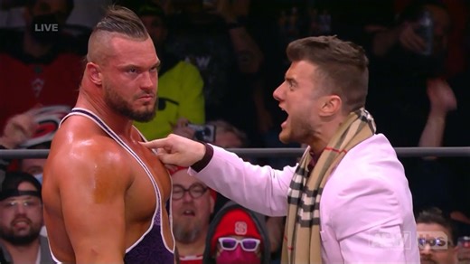 MJF whips Wardlow live on AEW Dynamite; Steel cage match set for next week