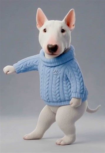 Watch This Bull Terrier Dance!