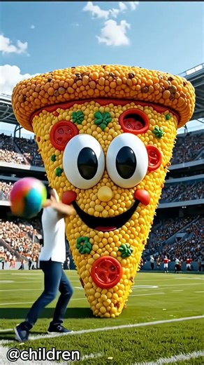 The dog mascot assistant placed on the football field is popular, creative #shorts #truedialogue