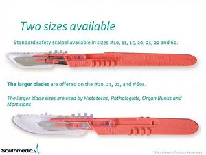 Safe and Effective Use Safety Scalpels
