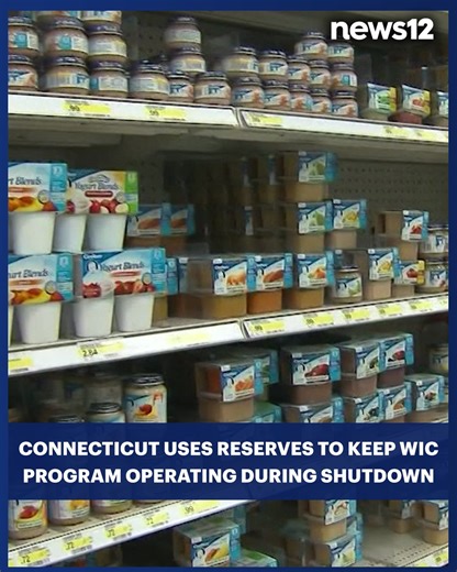 WIC FUNDING: Connecticut will utilize its state reserves to support its WIC program during the government shutdown. The program provides food, nutrition education, and breastfeeding support to low-income women and children under the age of 5. https://bit.ly/42xJRIf | News 12 Connecticut