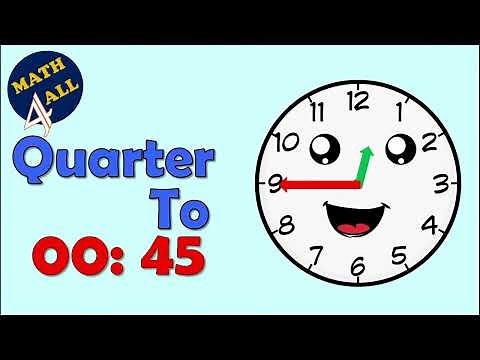 Telling Time: Quarter To - Math4all