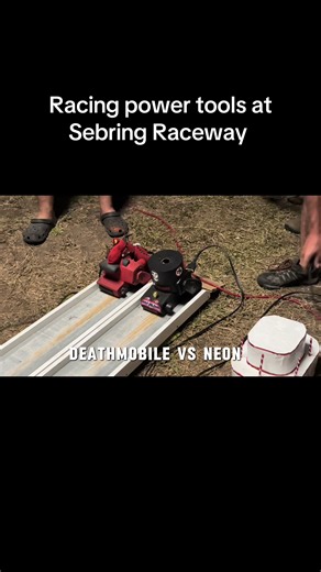 Racing power tools at Sebring Raceway. #imsa #sebring12 #racefans #racecar #beltsanderracing