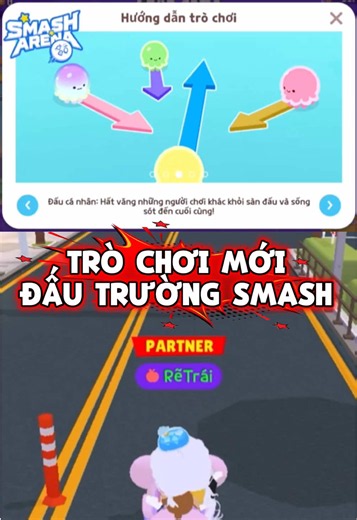 Trò chơi mới Smash Arena sẽ ra mắt trong bản cập nhật ngày mai 😍 #playtogether #playtogethervng #ptgcreator #xuhuongplaytogether #sukienplaytogether