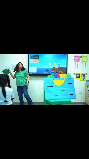 Reading children’s stories in English in the school library is a great way to help kids enjoy storytelling and improve their language skills. Exposure to different stories also teaches them about various cultures and values, making it an excellent way to foster a love for reading and language development. #new_town_school #aspirehup | New Town School - Sohag