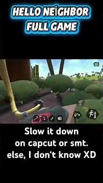 HELLO NEIGHBOR FULL GAME 💯🎮