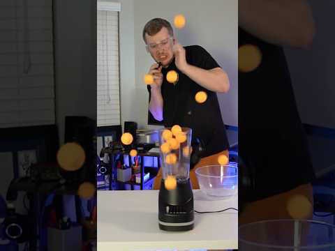 Ping Pong Balls vs Blender