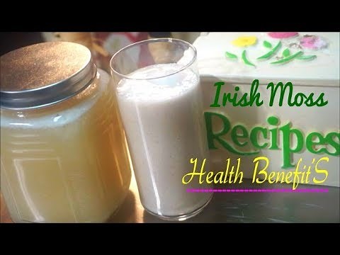 🍹🍚🍨LETS COOK HOW TO MAKE IRISH MOSS AND IT HEALTH BENEFITS