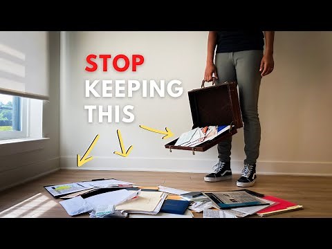 Best way to easily declutter and organize papers