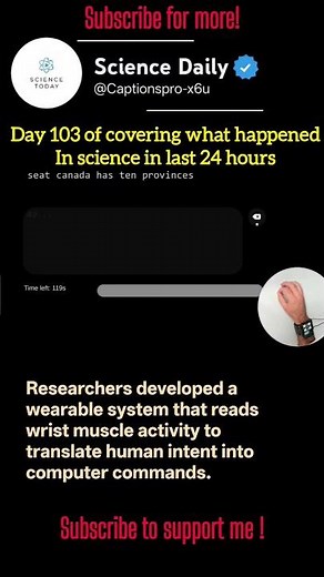 Researchers Developed a Wrist-Based Interface to Control Computers Without Implants #shorts #facts