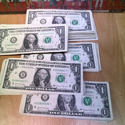 Lot Of 100 StarNotes Fancy Serial Number $1 Dollar Bills Mixed Series Condition | eBay