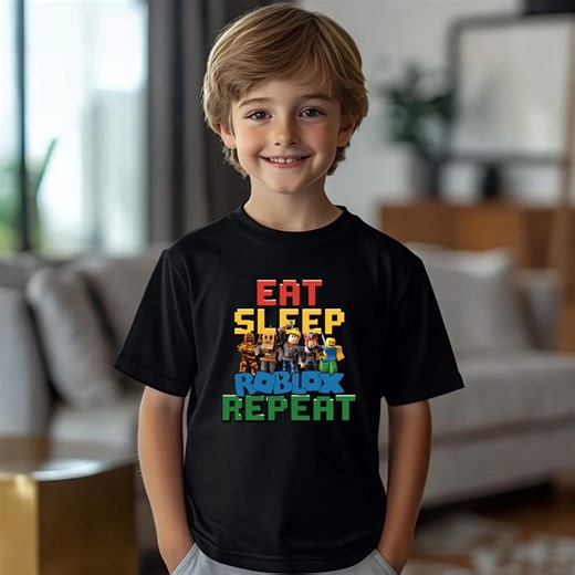 Eat Sleep Roblox Repeat T-shirt, Roblox Shirt, Roblox Youth Tee, Roblox Birthday Gift, Roblox lover t-shirt, Roblox Birthday T-shirt - Etsy