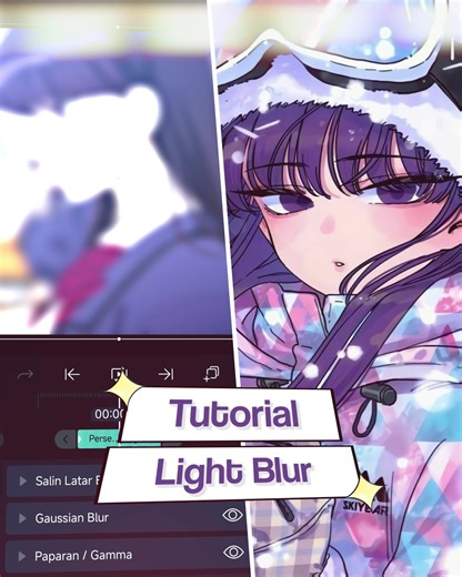 Tutorial Transisi Light Blur di Alight Motion