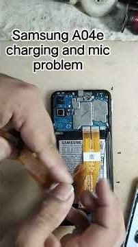 Samsung A04e mic and charging problem ..💯% working trik