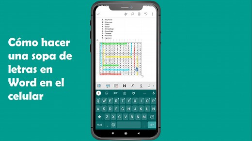 Cómo hacer una sopa de letras en Word - Tecpro Digital