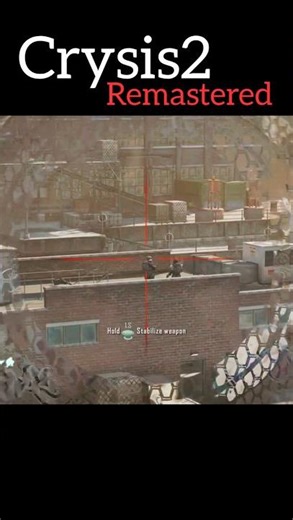 Sniper mode, 👀 in Crysis 2 Remastered