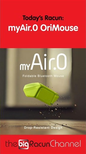 myAir.0 OriMouse Foldable Bluetooth Mouse Collapsible Portable Stylish #Shorts #TheBIGracunChannel