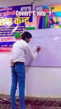 ##Convert Degree celsius into Fahrenheit#maths#temprature temprature##virulvidieo##vlog##shortvideo