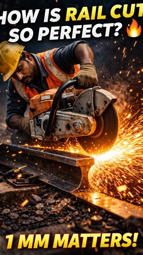 How Is Rail Cut So Perfectly Straight? 😳🔥