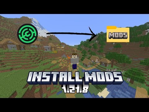 How to install mods in Minecraft Java Edition 1.21.8