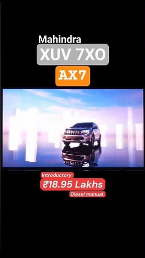 Mahindra XUV 7XO AX7 🔥 Full Features Explained | Best Variant? 😱 #xuv700facelift #xuv7xo #automobile