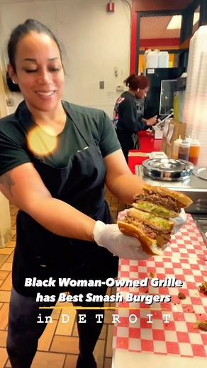 Detroit Events, Food, and Entertainment on Instagram: "BLACK WOMAN-OWNED GRILLE HAS BEST SMASH BURGERS IN DETROIT! 🍔🔥 Women entrepreneurs and business owners are killing that game, and Nicole Brunson is serving up the city’s best smash burgers at the @burgergrille_ on Detroit’s westside. We had the Schoolcraft Burger, the Beef Breakfast Burger, and the Lolo Chicken Bacon Ranch; and everything was delicious. The shop is clean, the customer service was excellent. And their menu is 