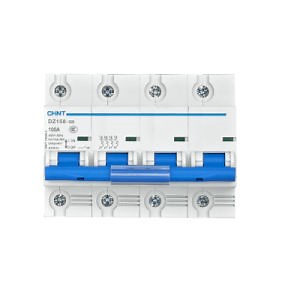 [Hot Item] Chint MCB Dz158-125 Series 2p 3p 4p 63A 80A 100A 125A Mini Circuit Breakers with Big Current