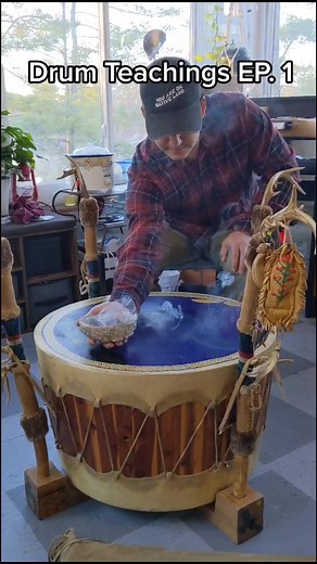Drum Teachings EP. 1: How I got my drum #nativetiktok #indigenous #nativeamerican #native #ojibwe #powwow #nativepride #indigenoustiktok