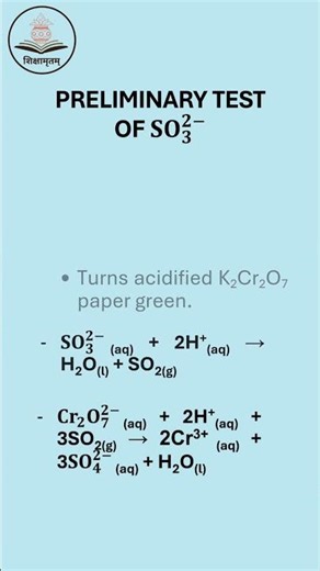 Quick Test for Class I Anions: Detect Sulphites, Nitrites & More in 20 Seconds!