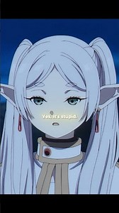 Aura thought Frieren has very weak mana #anime #frieren #fern