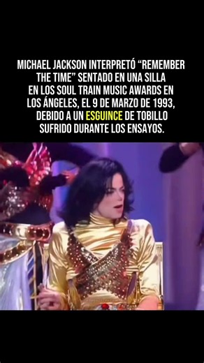 Michael Jackson Remember the Time sitting sprain in 1993