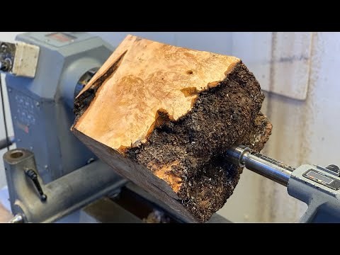 Woodturning - A Birch Burl