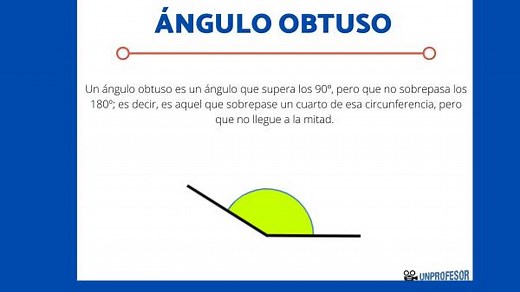 10 ejemplos de ángulos OBTUSOS - con imágenes [ vídeo!]