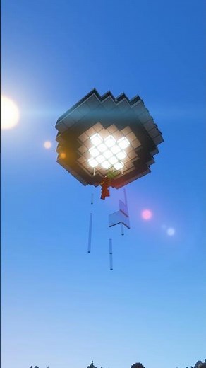 UFO in Minecraft #Shorts Timelapse