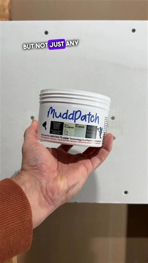 BYOT Brent on Instagram: "Innovative Drywall Mud Patch! #cooltools #construction #drywall #drywallrepair #sponsored"