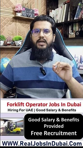 Forklift Operator Jobs in Dubai