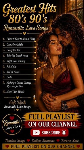 🎸Greatest Hits 80s 90s #music #love #nothingimposibleinthisworld #80smusic