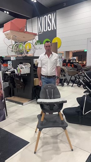 Make mealtimes easier with our 4-in-1 Eat & Play highchair, designed for every age and every stage. Taking your little one from snack time to playtime in seconds, Eat & Play is ready to tackle spills, splashes and sticky fingers! Use as a highchair, table-side chair, toddler chair and play table. Key Features: Suitable from 6 months to approx. 5 years 4-in-1 design for eating, playing and being messy 5-point safety harness to keep little wrigglers safe and secure Removable tray table that can be