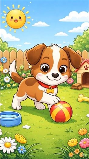 Dog playing Football #shortvideo