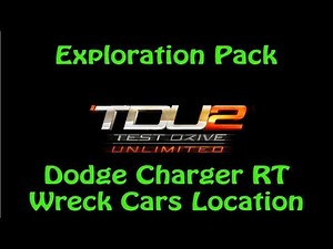 Test Drive Unlimited 2 Exploration Pack - All Dodge Charger RT Wreck Cars Location