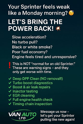 1.7K views · 14 reactions | **Your Sprinter feels weak like a Monday...