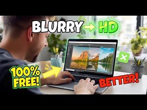 How to Make Blurry Photos Clear for FREE (Better Than Topaz!)