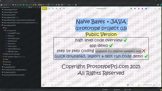 2025.11.13 【Prototype Project】朴素贝叶斯+ JAVA +原型项目03 +公开版本