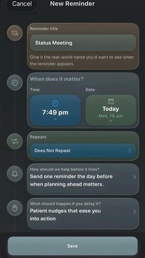 Never forget again! Creating reminders is this easy!
